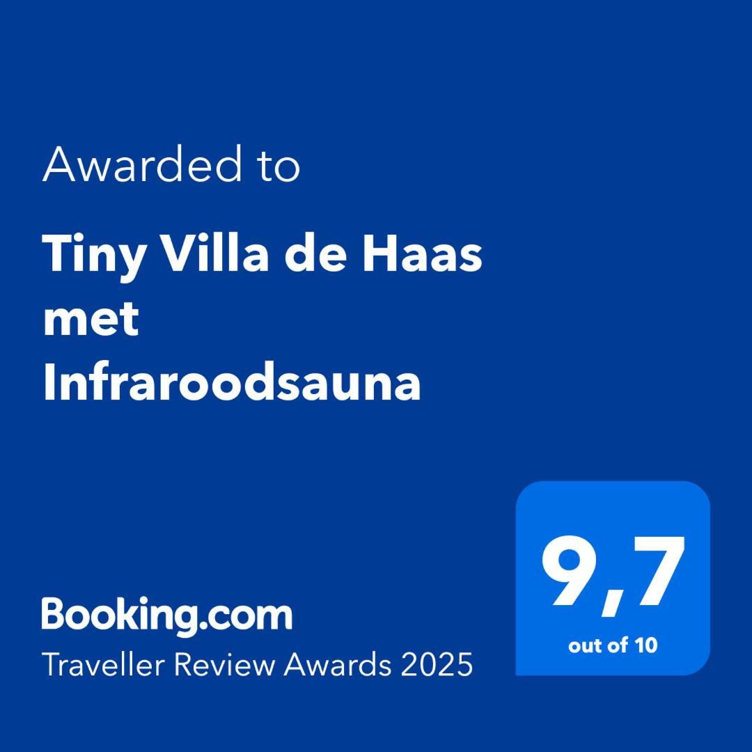 Tiny Villa De Haas Met Infraroodsauna エグモント・アーン・ゼー エクステリア 写真